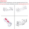 Self-Adhesive Cable Clips Organizer Drop Wire Holder Cord Management, Max