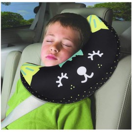 Set of 2 Seat Belt Pads, Car Sleeping Pillow, Children's Car Seat Belt Cushion, Cotton Headrest, Neck Protection, Seat Belt Cushion, Cartoon Pillow, Velcro Neck Support