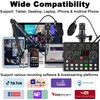 Podcast Equipment Bundle for 2, V8s DJ Mixer Voice Changer