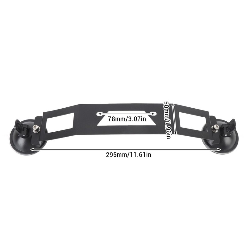 Starlink Mini Mount, Black Iron Starlink Mini Suction Cup Mount,