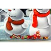texpot Table Runner 40 x 90 cm Snowman Christmas Tablecloth