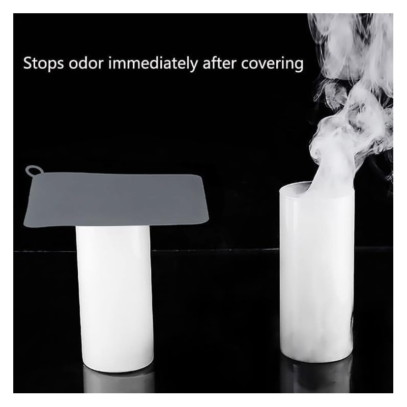 2 Pieces 6 x 6 Inch Silicone Tub Stopper Floor