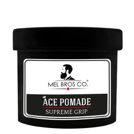 MEL BROS CO - ACE POMADE - POMADA SUPREME GRIP 4oz - Base Agua Fijación Suprema Biotina Queratina