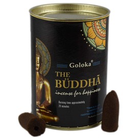 Buddha Backflow Incense Cone - 9cm x 7cm (1 Pack) - Premium Aromatic Relaxation - Perfect for Home & Office Decor