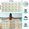 NGLIV Microfiber Oversized Lightweight Beach Towel for Adults Women Men,