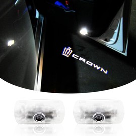 New Model Crown 16th Generation Courtesy Light, Door Welcome Light, Courtesy Lamp, LED Logo Projection, Toyota Crown 16th Generation SH35 Model, Courtesy Vehicle Door Lamp Compatible with Toyota 16th