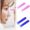 2Pcs Blue Handy Silicone Soft Contact Lenses Small Suction Cups