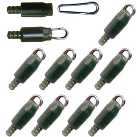 10x Quick Change Beads Camo Fishing Hooklength Instantly Shock Bead for Carp Fishing Feeder