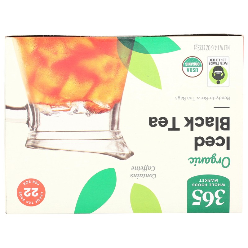 365 by Whole Foods Market, Organic Black Iced Tea, 22