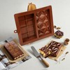 1Pack Chocolate Bar Mold Deep 1 Inch, Non-Stick Chocolate Molds,