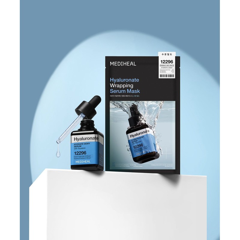 Mediheal [2pack] Hyaluronic Acid Moisture Density Wrapping Serum Mask 10