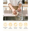 23 Inch Silicone Sink Splash Guard - Kitchen Sink Water