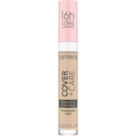 Catrice Cover + Care Sensitive Concealer, No. 002N, Nude, Anti-Pimple, Soothing, Brightening, Nourishing, Skin, Long-Lasting, Natural, Vegan, Oil-Free, Waterproof (5 ml)