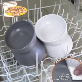 Kitty City Raised Cat Bowls, Small Bowl 2pk (Modern)