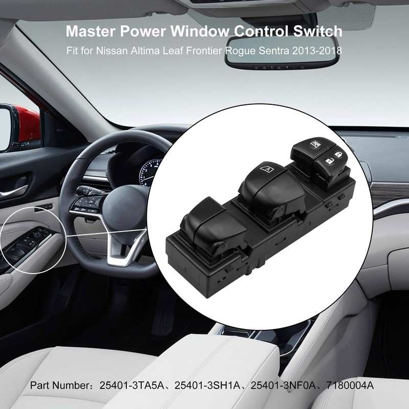 Master Power Window Control Switch Fit for Nissan Pathfinder Altima