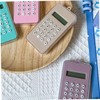 Operitacx 6pcs Maze Pocket Calculator for Students Cartoon Design Portable