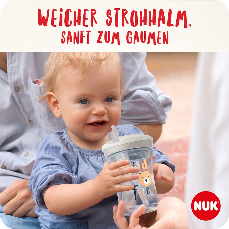 NUK Action Cup Children's Drinking Cup, 12+ Months, 230 ml,