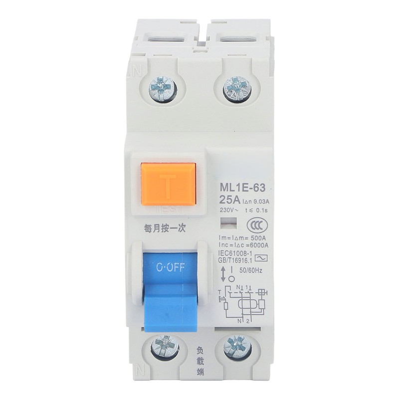 Miniature Current Circuit Breaker 1P+N Leakage Protection Switch for Engineering