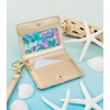 Lilly Pulitzer Cute Blue ID Card Case Keychain Wallet, Slim