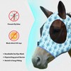 Harrison Howard Super Comfort Stretchy Fly Mask Large Eye Space
