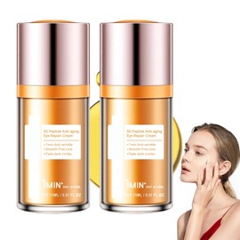 2PCS Crema para Ojos de papa,Crema de ojos anti-wrinking péptido 5D，Crema para Ojos Peptidos 5D Antiarrugas，Reduce bolsas y ojeras, Repara el contorno de ojos, 15 ml