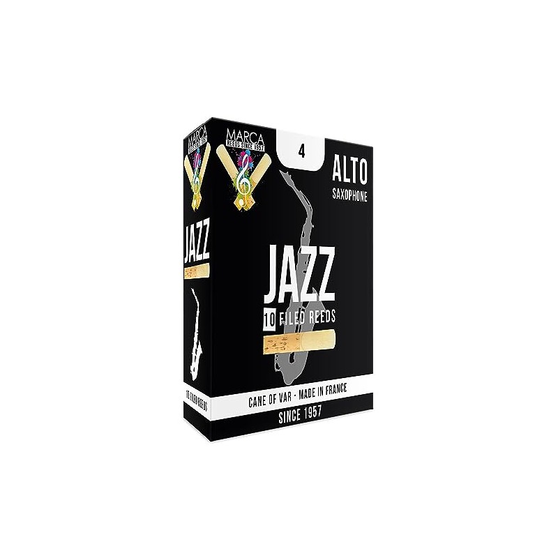 MARCA JAZZ FILED REEDS - 10 PACK - ALTO SAX