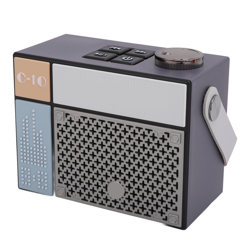 Bluetooth Speaker 5W Stereo Sound Modern Cute Pixels Style Portable