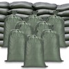 CreiYuan Flood Control Empty Sand Bags 50PCS, Durable Green Flood