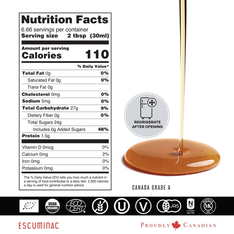 Escuminac Canadian Maple Syrup Variety Set, Including our 3 Harvests