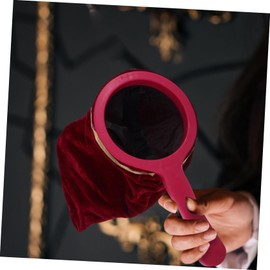 Vaguelly Lightweight Stage Props Trick Pouches with Handle Red 2pcs Tricks Bags for Performers