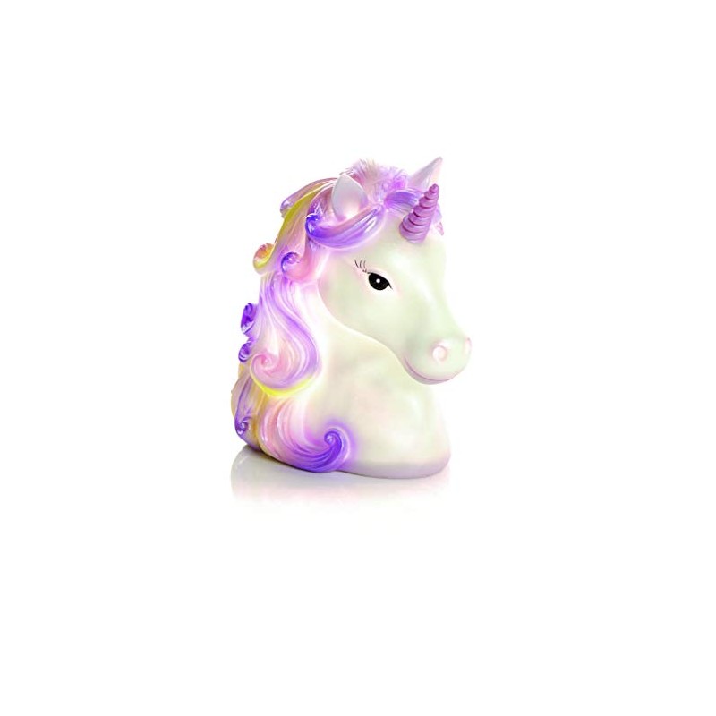 Festive Premier Decorations Light Up LED Unicorn Pastel Glow Head