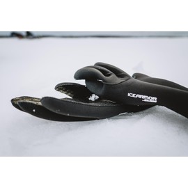 ICEARMOR by Clam Neoprene Grip Glove, Black, Small