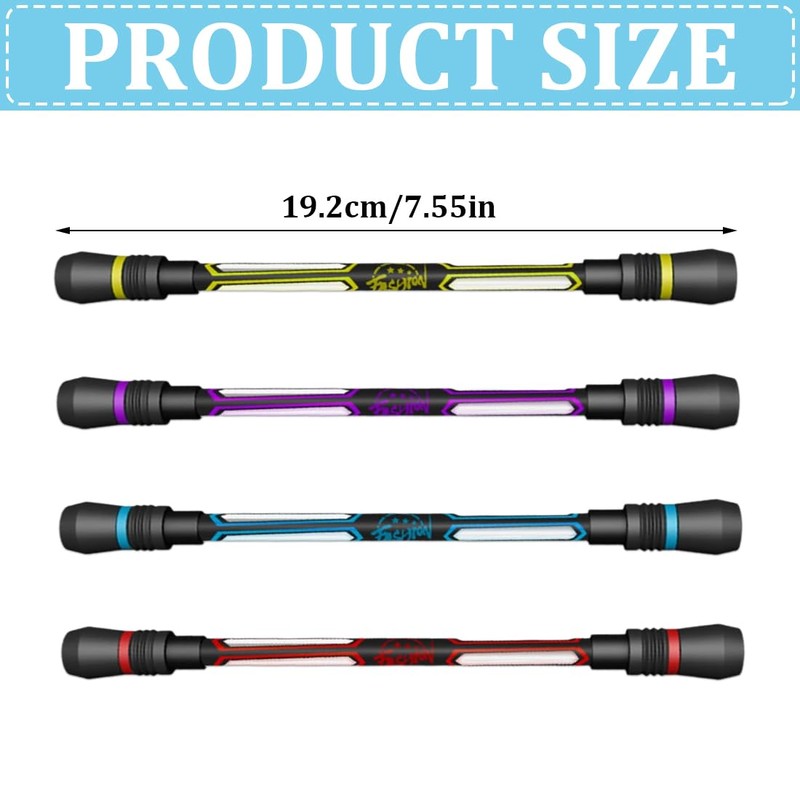 Pack of 4 Spinning Pen, Rolling Finger Rotation Pens, Roller