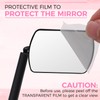 Miuffue Flexible Large Square Lash Mirror, 260°Rotation Folding Portable Eye