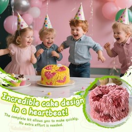 Suuker Juego de 3 piezas de puntas de tubería de hierba, puntas para decorar pasteles, puntas para glaseado y decoración de cupcakes, pasteles, galletas y decoración (233 234 29)