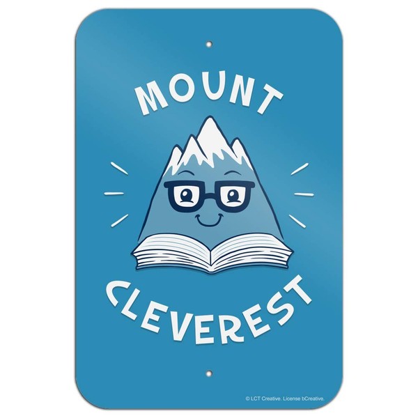 GRAPHICS & MORE Mount Cleverest Everest Reading Book Funny Humor