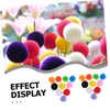 Operitacx Craft Decorations Bulk Mini Fluffy Pompoms Pompon Balls for
