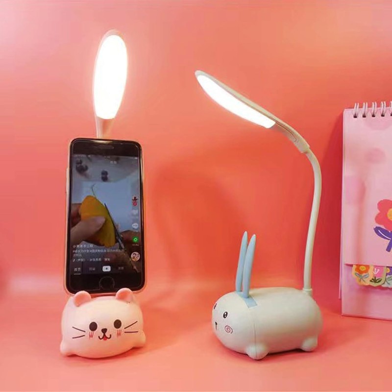 Genyerl LED Desk Lamp for Kids,Mini Cat Night Light, Cute