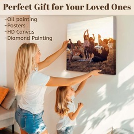 B.B.F MAKE Canvas Stretcher Bars 36x48 Inch Canvas Frames Kit, Sturdy Wood DIY Stretcher Bars for Oil Painting, Poster, Picture & Paint by Numbers, Gallery Wrap Wall Arts Supply Office Home Decor