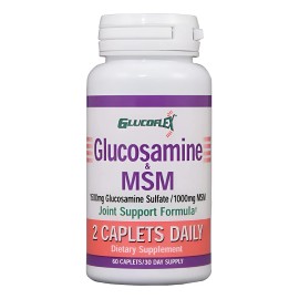 Glucoflex 1500mg Glucosamina Msm 1000mg 60 Comprimidos Sin Sabor                                                                                      