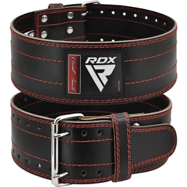 RDX Weight Lifting Belt for Men Women, IPL USPA Approved, 6mm Thick 100% Leather, 4” Powerlifting Back Support, Squat Deadlift Bodybuilding Exercise Fitness Gym Workout Strength Training up to 700 LBS