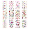 12 Edelstein -Diamant -Aufkleber, Kindergesichts -Edelstein -Aufkleber, Diy Creative Stickers