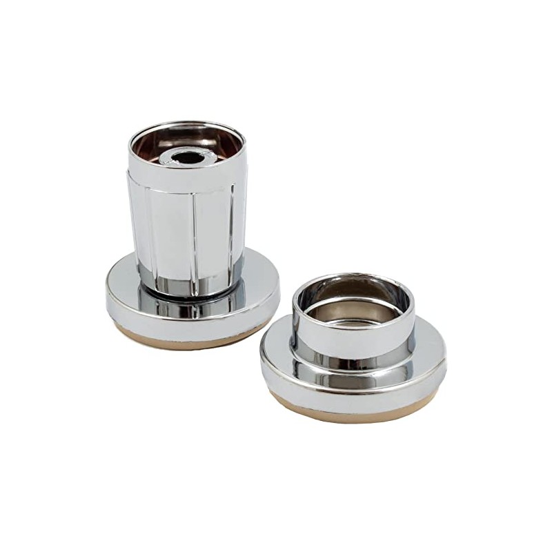 Stone Harbor Hardware Flanges for Economy Shower Rod, Adjustable, ABS