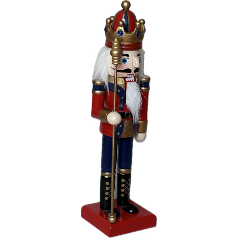 MaRab Traditional Nutcracker Wooden Nutcracker Approx. 25 cm High Table