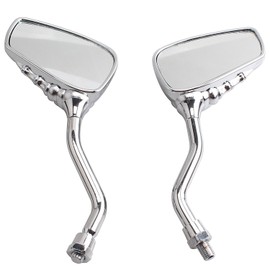 OKSTNO Universal 7/8" Bar End Rear Mirrors Moto Motorcycle Motorbike Scooters Rearview Mirror Side View Mirrors Cafe Racer