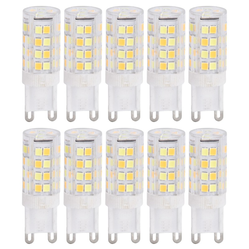10PCS G9 220V LED Lamp Dimmable Ceramic LED Bulb Replace