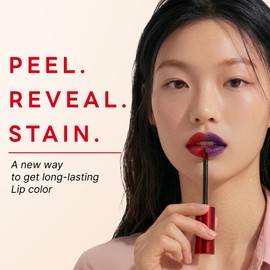 Lip Stain Peel Off Lip Tint – Long Lasting Waterproof Lip Stain Peel Off, Natural Matte Lip Gloss Effect Lip Tint, Transfer Resistant Lip Color for All Day Wear # 03 Red Brown Queen