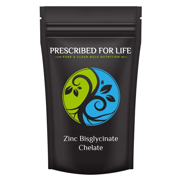Prescribed for Life Zinc Bisglycinate Chelate Powder - 20% Zinc (1 kg)