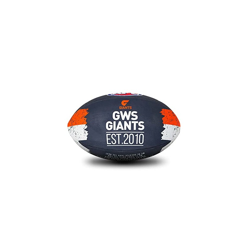Sherrin AFL GWS Giants Song Football, Size 2