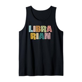 School Librarian, Gift for Library Day, Teacher Appreciation Tank Top